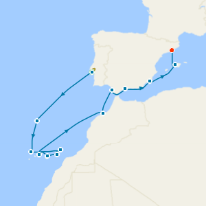 Colorful Canary Islands from Lisbon to Barcelona with Luxury Stays 