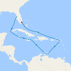 Caribbean Celebration from Tampa - fly Cruise