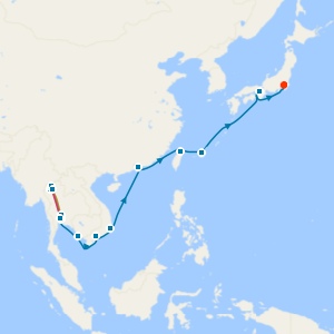 8 Night Skylines & Sanctuaries Tour: Extensive Bangkok, Chiang Mai's Elephants & Iconic Skylines to Tokyo.