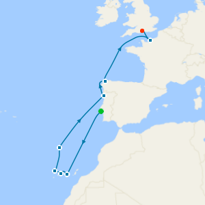 Spain, Portugal & France from Lisbon to Southampton
