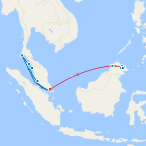 7 Nt Borneo's Orangutans & Wildlife Tour, Singapore Stay & Best of Thailand & Malaysia