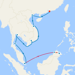 7 Nt Borneo's Orangutans & Wildlife Tour, Singapore Stay & Northbound Asian Allure to Hong Kong
