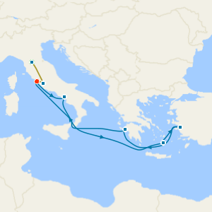 Mediterranean & Aegean with Florence and Rome Stays