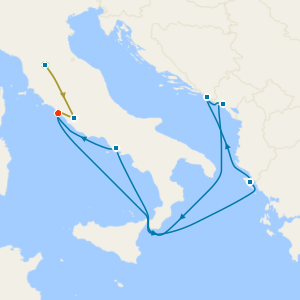 Mediterranean & Adriatic with Florence and Rome Stays