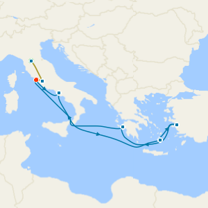 Italy & Greece & Turkey with Florence and Rome Stays