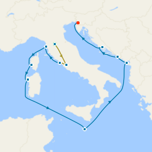 Mediterranean with Italy & Croatia with Florence and Rome Stays