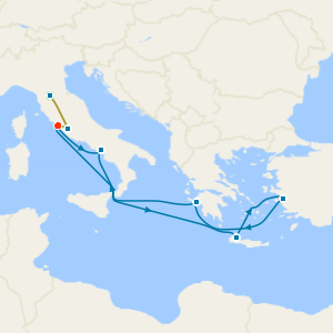 Mediterranean & Aegean with Florence and Rome Stays