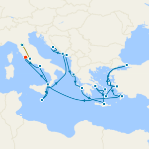 The Best of the Mediterranean with Florence and Rome Stays