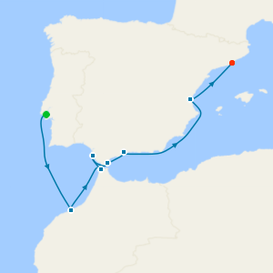 Iberia from Lisbon - Fly Cruise