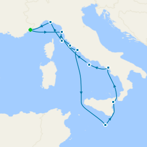Italy & Malta from Nice - Fly Cruise