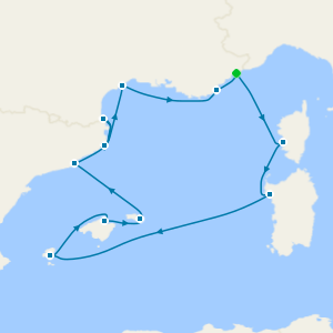 Western Mediterranean from Nice - Fly Cruise