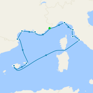Western Mediterranean from Nice - Fly Cruise