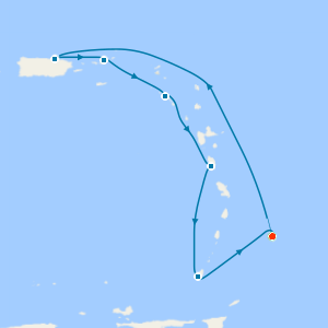 Southern Caribbean from Barbados with 1nt Stay