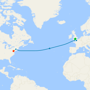 Westbound Transatlantic from Southampton with New York & Washington Stays and Best of D.C Tour