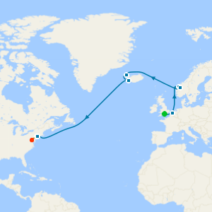 Westbound Transatlantic from Southampton with New York & Washington Stays and Best of D.C Tour