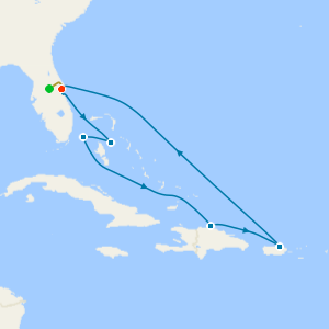 Caribbean & Bahamas from Port Canaveral with Orlando Stay