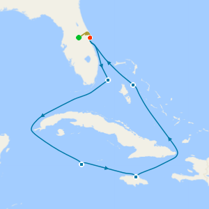 Caribbean & Bahamas from Port Canaveral with Orlando Stay