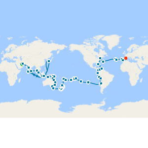 Endless Worlds, our 128-day Inaugural World Journey from Dubai