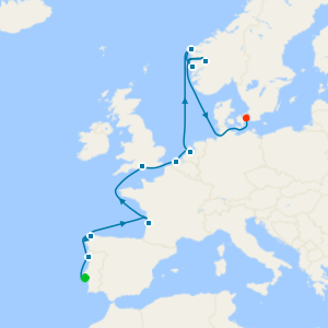 An Extended Journey from Vineyard Valleys to Fjord-Kissed Peaks from Lisbon to Copenhagen