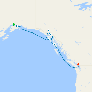 Inside Passage Rainforest from Whittier - Fly Cruise