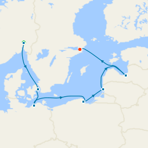 Nothern Europe with Oslo and Stockholm Stays
