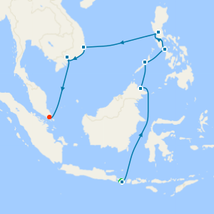 Island Wonders & Asian Icons from Bali to Singapore - Fly Cruise
