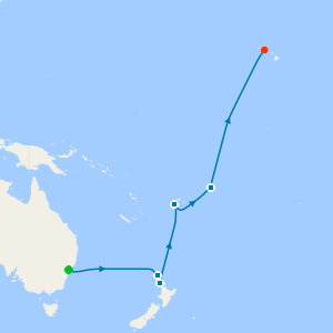 Tahiti, Hawaii & South Pacific Crossing from Sydney