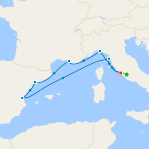 Italy, France & Spain from Rome with Stay