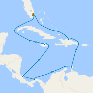 Southern Caribbean & Panama with Miami Beach Stay