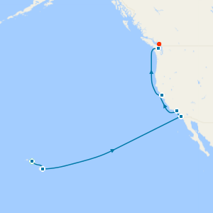 Pacific Crossing: Honolulu to British Columbia with Waikiki Beach Stay