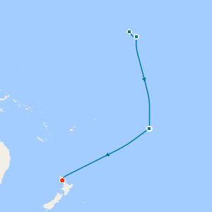Tahiti, Hawaii & South Pacific Crossing with Waikiki Beach and Auckland Stays