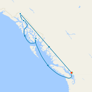 Alaska from Vancouver with Stay