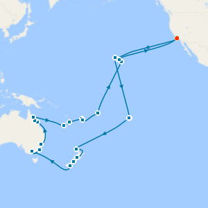 Australia & South Pacific Grand Explorer from Los Angeles with Stay
