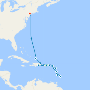 Caribbean from San Juan to New York with Luxury Stays 