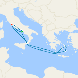 Sorrento and Rome Stays with Greece, Italy & Turkey Cruise