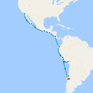 Inca Coast Discovery Segment with San Diego and Santiago Stays