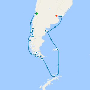 South America & Antarctica with Santiago Stay