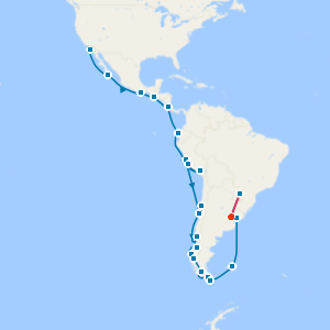 Inca Coast Discovery Collectors' Voyage from San Diego to Buenos Aires & Iguazu Falls with Stays