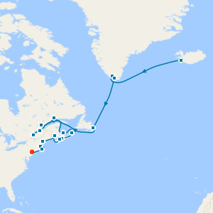 Greenland & Canada from Reykjavik with Golden Circle & Blue Lagoon Experience