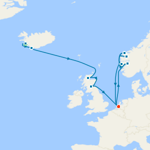 Celtic Origins & Norway Fjords with History Channel from Reykjavik with Golden Circle & Blue Lagoon Experience