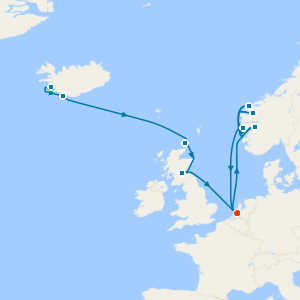 Celtic Origins & Norway Fjords with History Channel from Reykjavik with Golden Circle & Blue Lagoon Experience