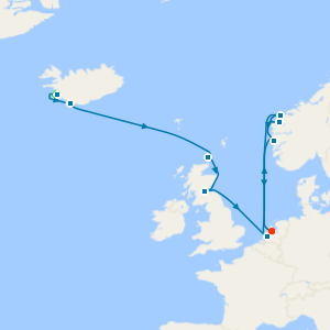 Celtic Origins & Norway Fjords with History Channel from Reykjavik with Golden Circle & Blue Lagoon Experience