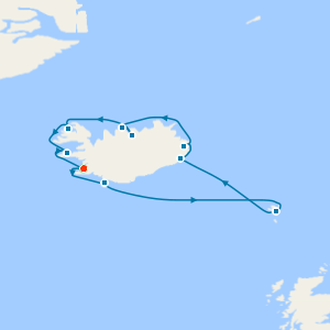 Landscapes of a Lifetime from Reykjavik with Golden Circle & Blue Lagoon Experience