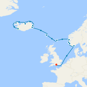 Glaciers to Glens from Reykjavik to Southampton with Golden Circle & Blue Lagoon Experience