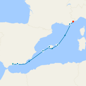 Ibiza, Palma De Mallorca & St. Tropez from Malaga with Stay