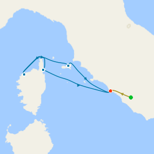 Corsica & Italy with Rome Stay