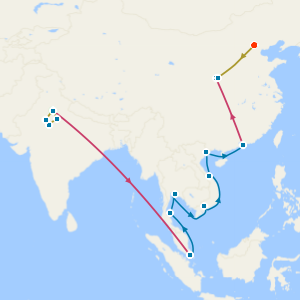 India's Tigers & Golden Triangle, Northbound Asian Allure & China's Great Wall & Terracotta Warriors