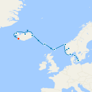 Fjords, Faroes & Iceland from Copenhagen to Reykjavik with Stays and Golden Circle & Blue Lagoon Experience