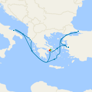 Italy, Greece & Turkey from Athens with Stay