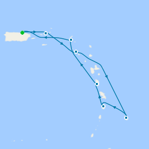 Southern Caribbean from San Juan